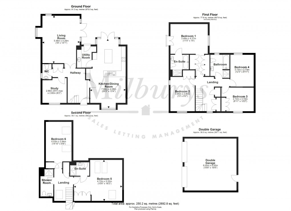 Floorplan for Barley Fields, Thornbury, South Gloucestershire