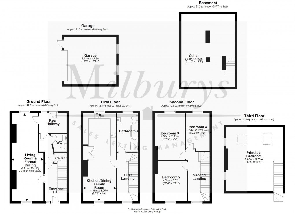 Floorplan for Wotton-under-Edge, Gloucestershire
