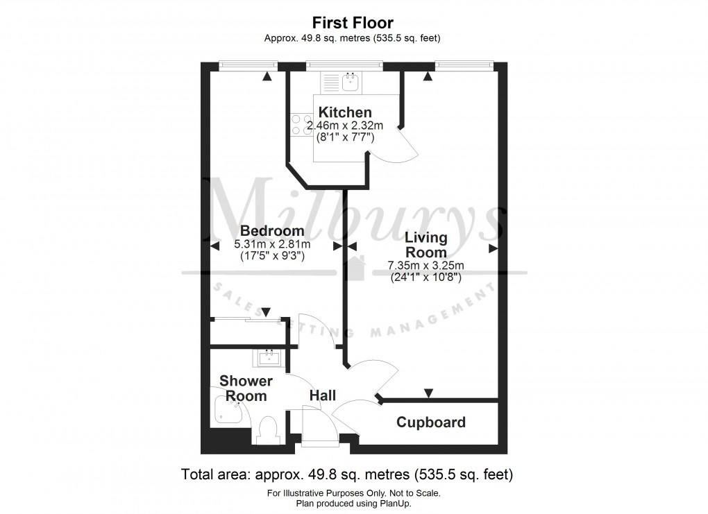 Floorplan for Thornbury, South Gloucestershire