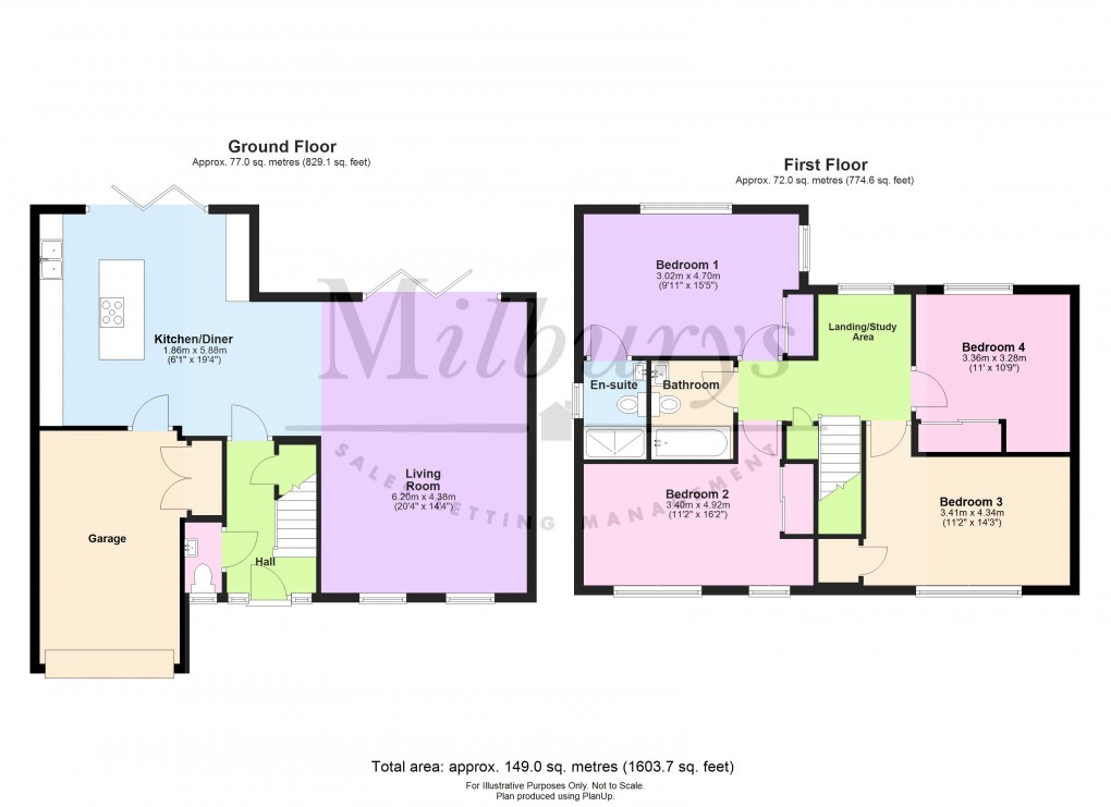Floorplan for Magnum Plum Way, Frampton Cotterell, South Gloucestershire