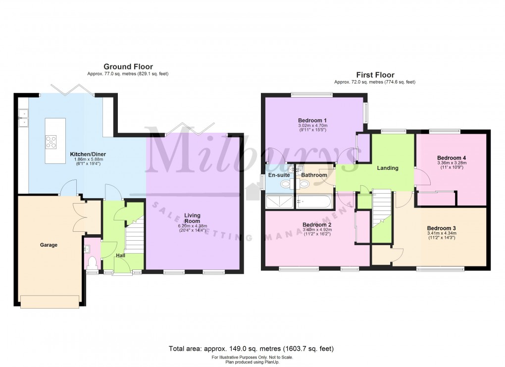 Floorplan for Magnum Plum Way, Frampton Cotterell, South Gloucestershire