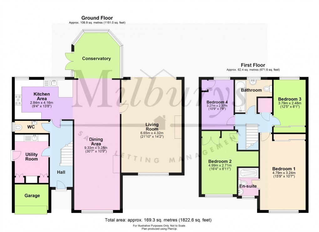 Floorplan for Brimsham Park, Yate, South Gloucestershire