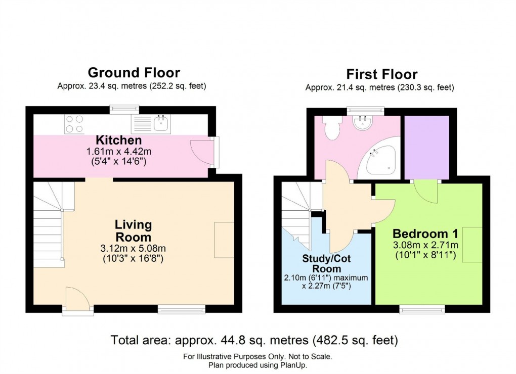 Floorplan for Ellerncroft Road, Wotton-under-Edge, Gloucestershire