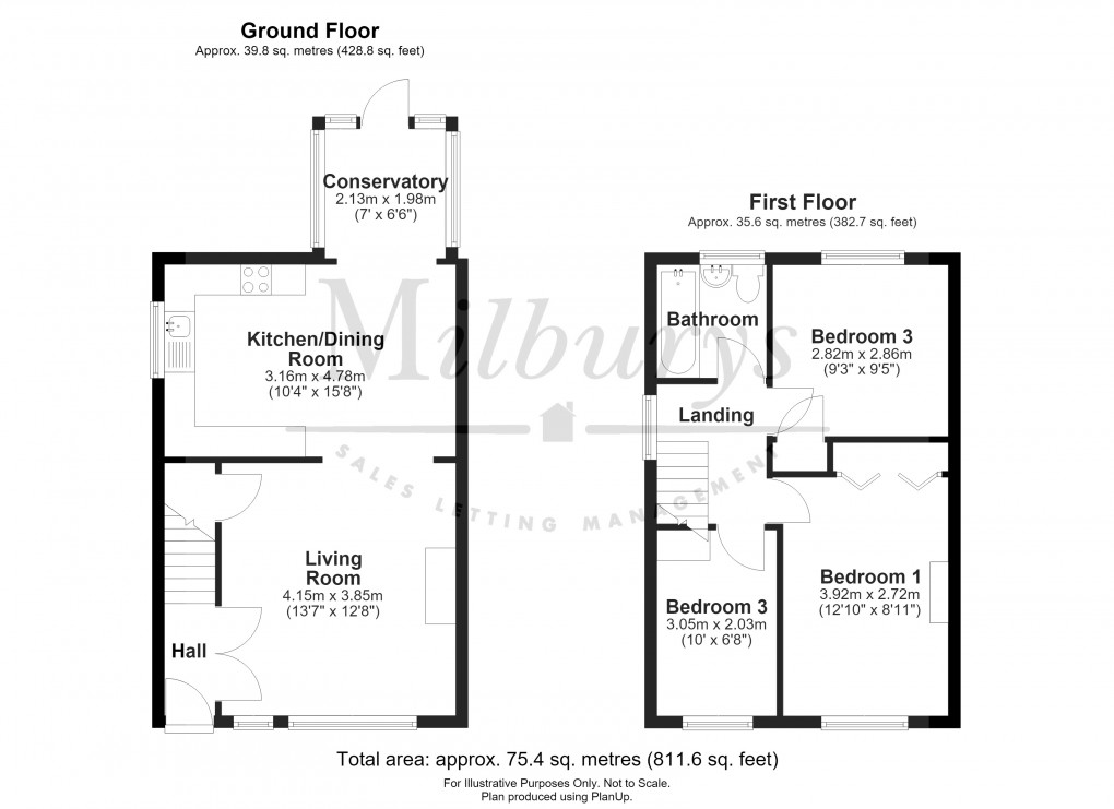 Floorplan for Manor Walk, Thornbury, South Gloucestershire