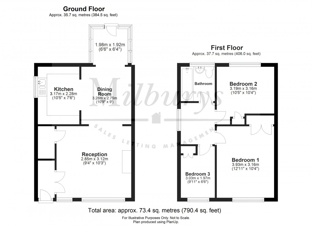 Floorplan for Thornbury, South Gloucestershire