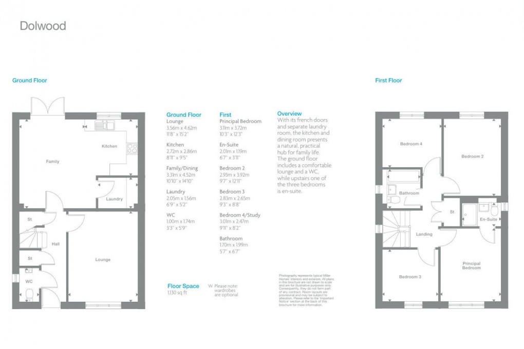 Floorplan for Thornbury, South Gloucestershire