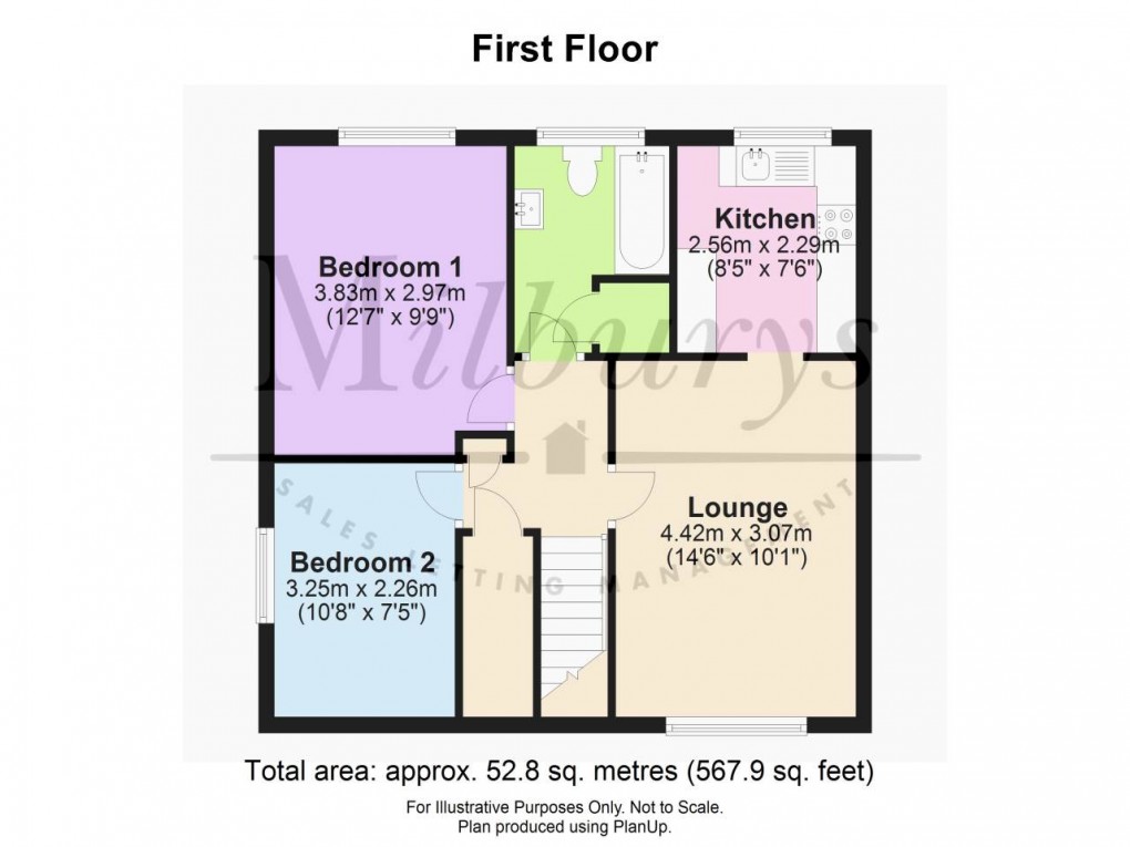 Floorplan for Turnpike Avenue, Wotton-under-Edge
