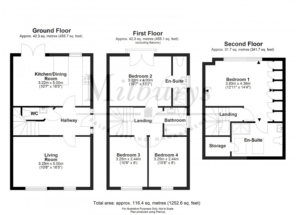 Floorplan for Gloucester Road, Rudgeway, South Gloucestershire