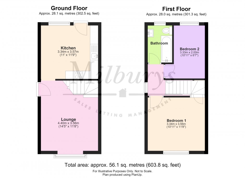 Floorplan for Cambrian Drive, Yate, South Gloucestershire