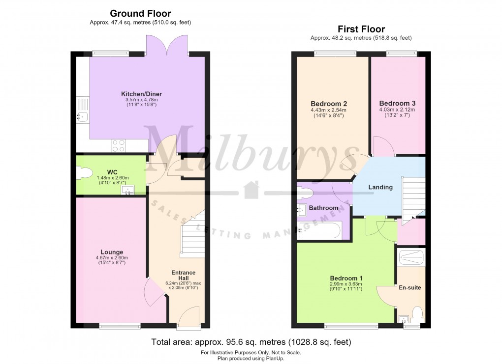 Floorplan for Edwin Square, Yate, South Gloucestershire