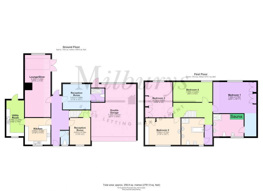Floorplan for Clarence Road, Wotton-under-Edge, Gloucestershire