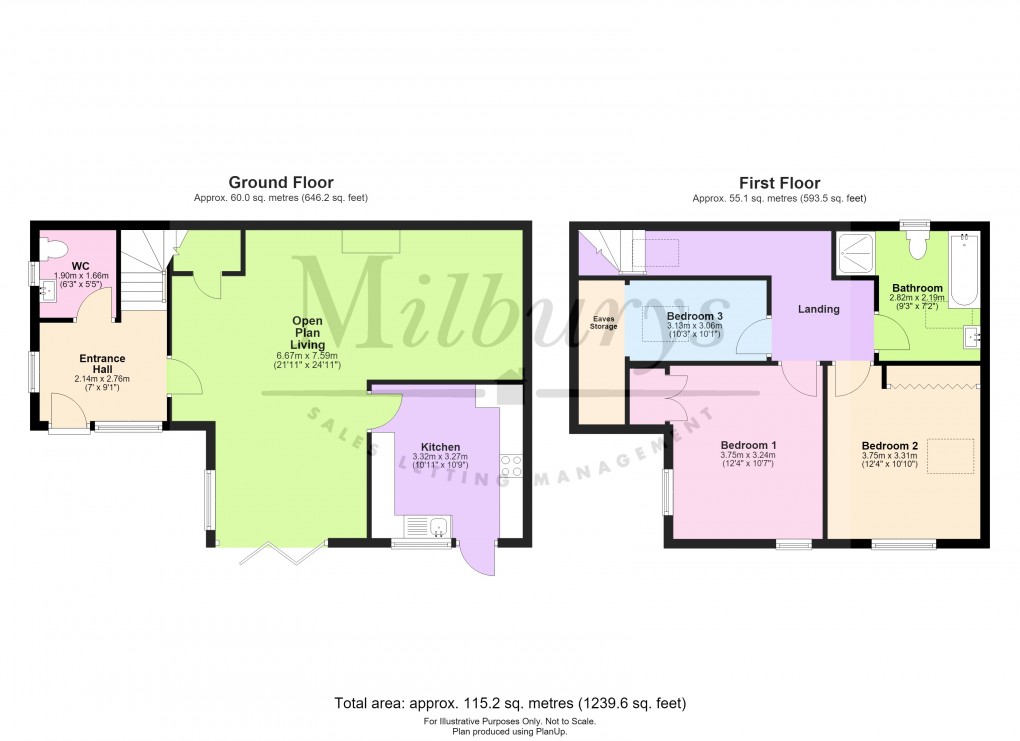 Floorplan for High Street, Hawkesbury Upton, South Gloucestershire