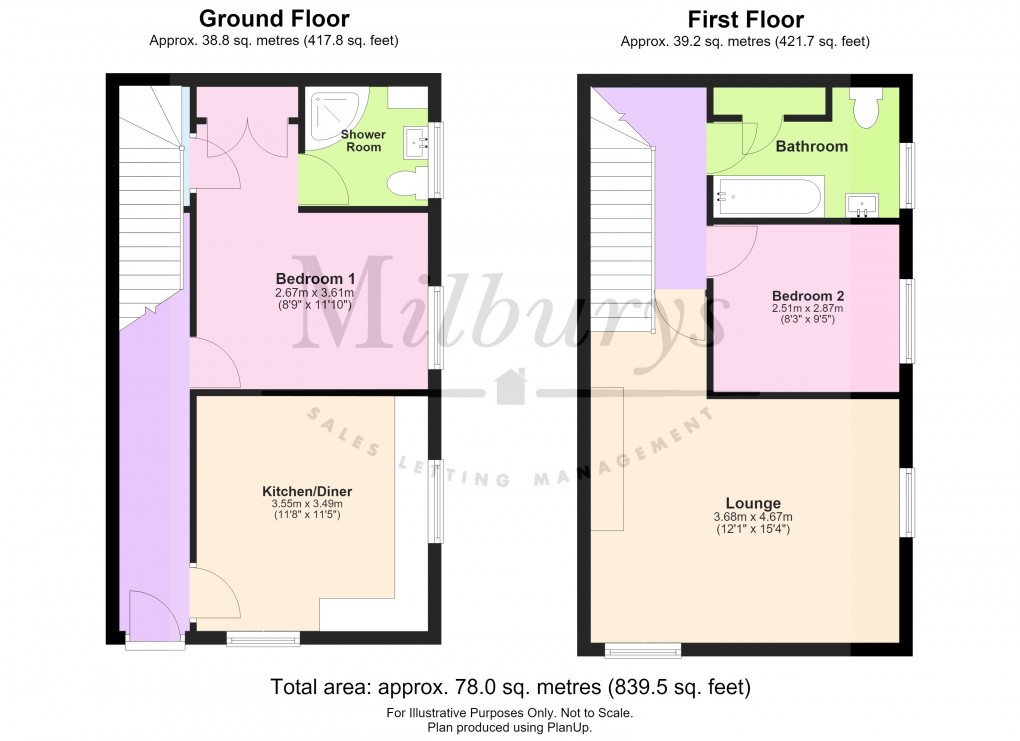 Floorplan for Sodbury Road, Wickwar, South Gloucestershire