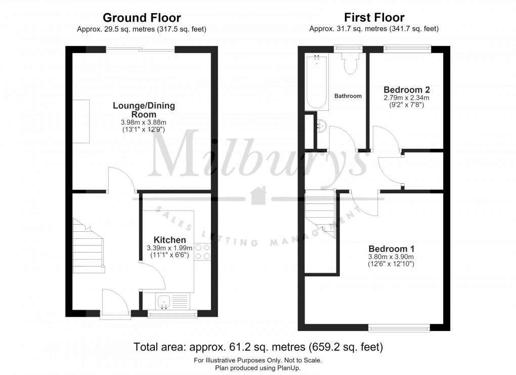 Floorplan for Berkeley, Gloucestershire