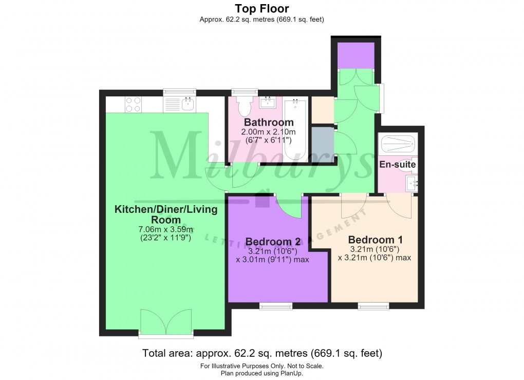 Floorplan for Clark Drive, Yate, South Gloucestershire