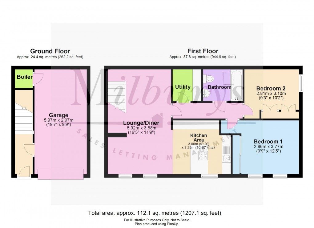 Floorplan for Sodbury Vale, Chipping Sodbury, South Gloucestershire