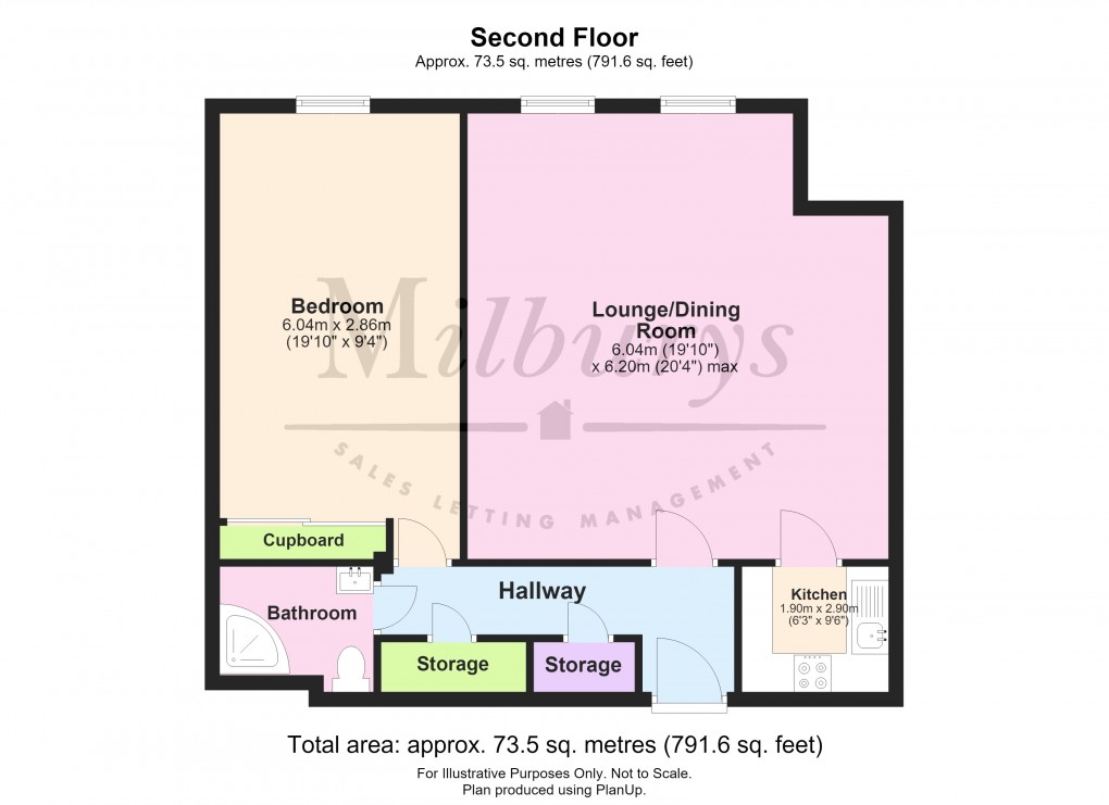 Floorplan for Rock Street, Thornbury, South Gloucestershire