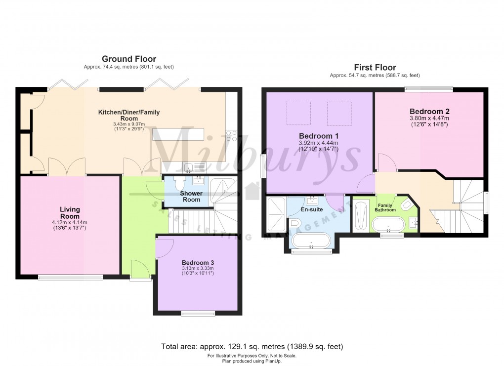 Floorplan for Tanhouse Lane, Yate, South Gloucestershire