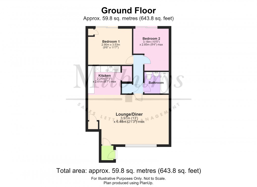 Floorplan for Canterbury Close, Yate, South Gloucestershire