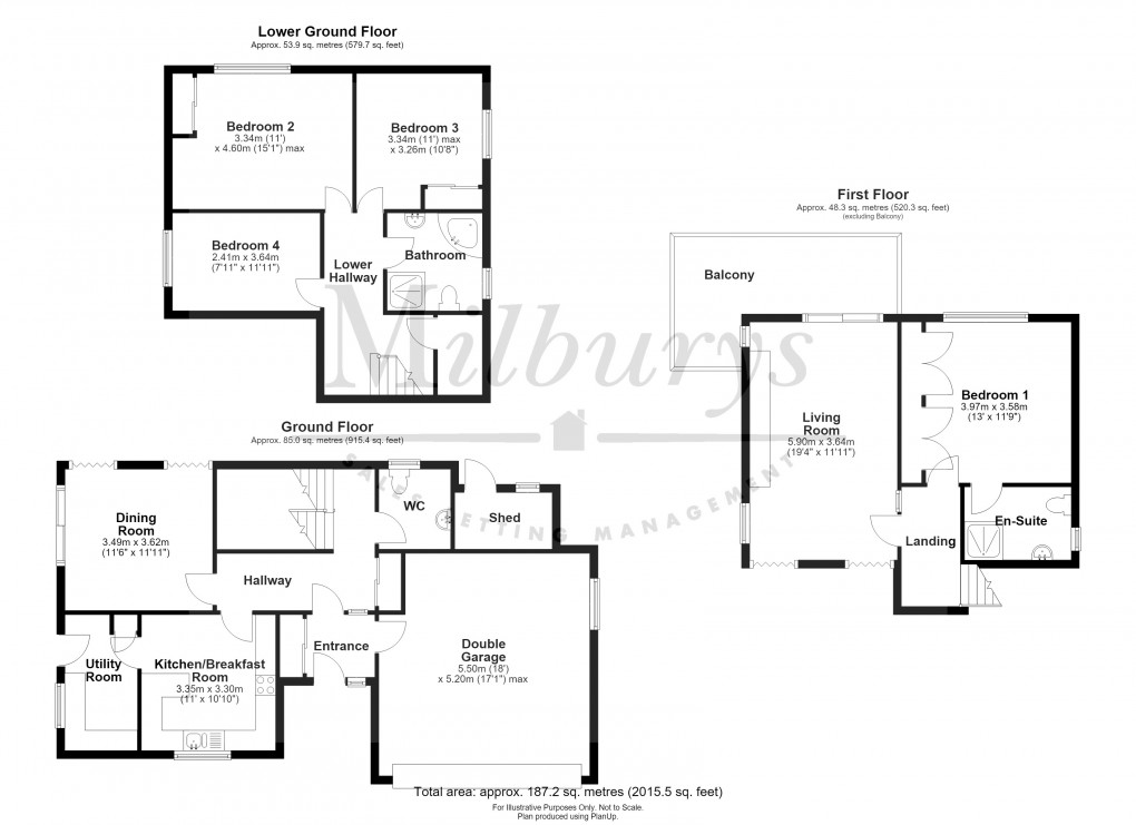 Floorplan for Denys Court, Olveston, South Gloucestershire