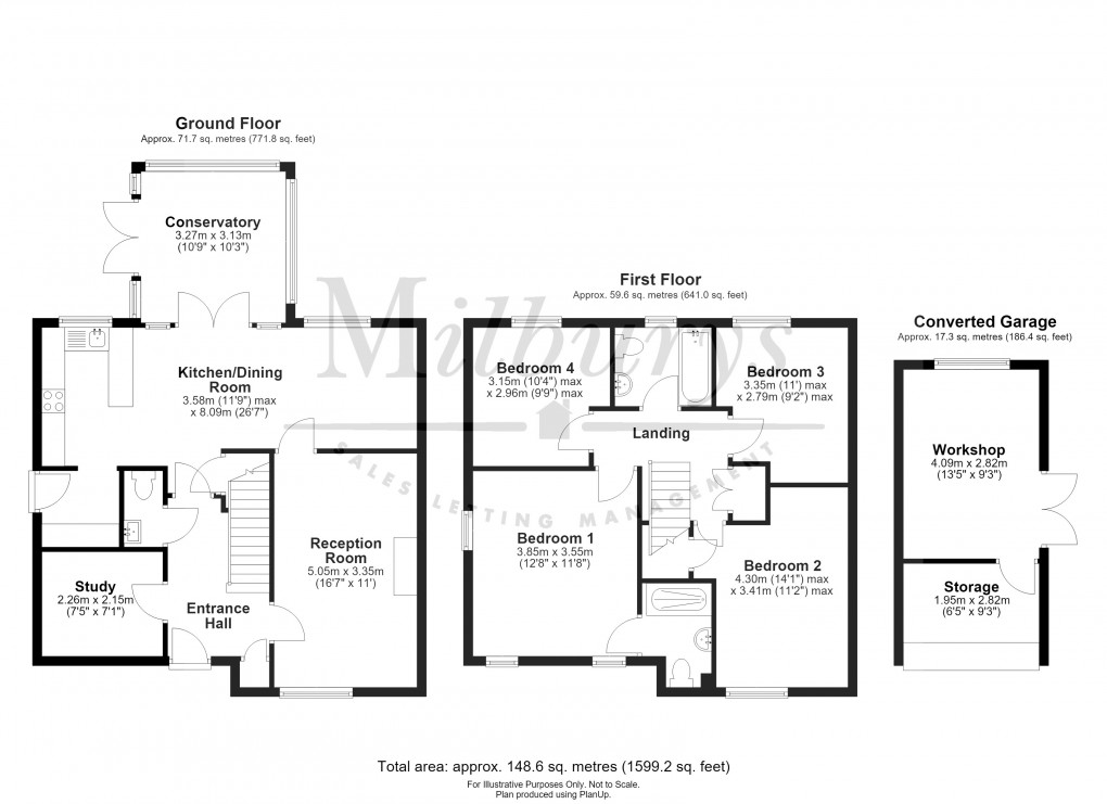 Floorplan for Midland View, Charfield, South Gloucestershire