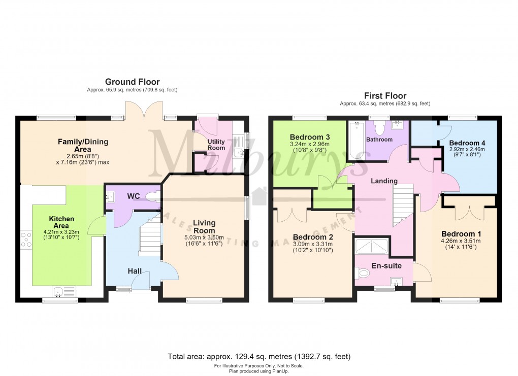 Floorplan for The Addlings, Yate, South Gloucestershire