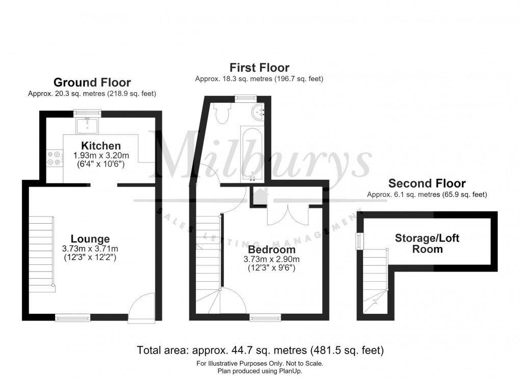Floorplan for Horse Street, Chipping Sodbury, BS37