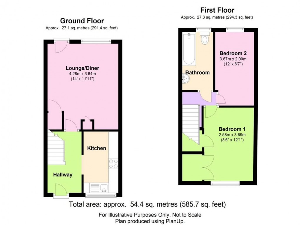 Floorplan for Campion Close, Thornbury, BS35
