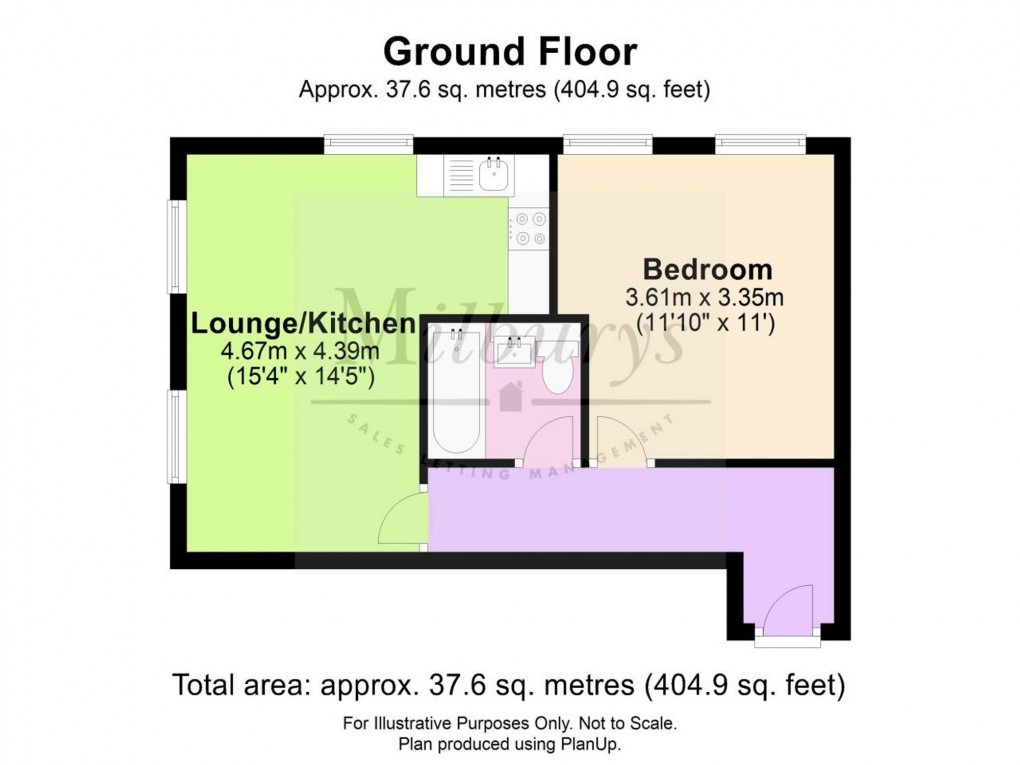 Floorplan for School Road, Katherine Lady Berkeley Mews School Road, GL12