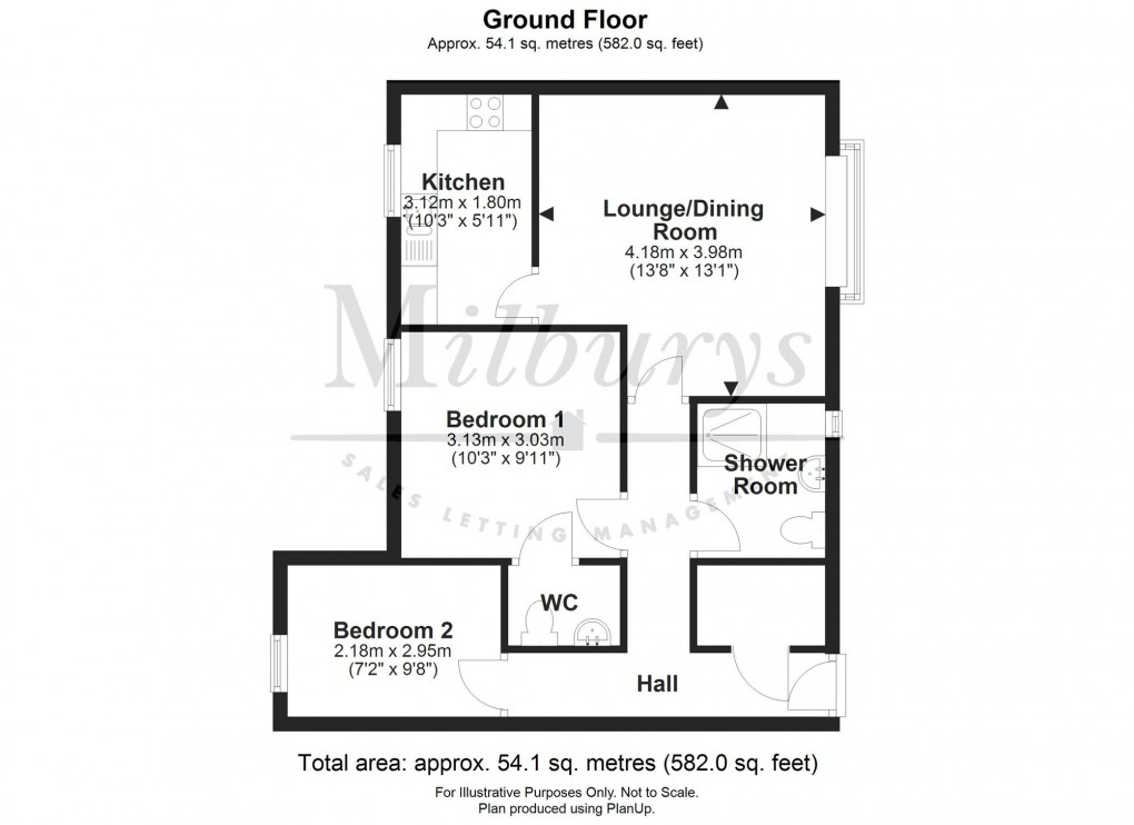 Floorplan for Gloucester Road, Thornbury, BS35